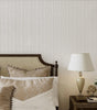 3D White Embossed Damask Waterproof & Oil-Resistant Vinyl Peel-and-Stick Wallpaper – Extra Thick & Removable