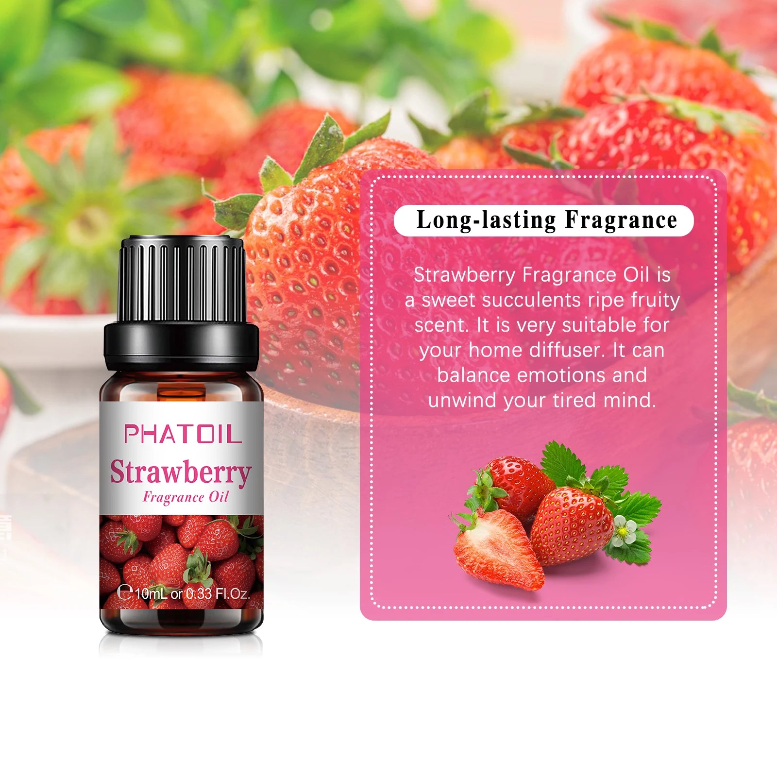 PHATOIL 10ml Fruity Fragrance Oil for Diffusers