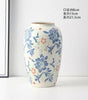 Retro Ceramic Vase – Light Luxury Tabletop Flower Vase for Living Room Decor