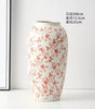 Retro Ceramic Vase – Light Luxury Tabletop Flower Vase for Living Room Decor
