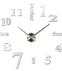 Silver Acrylic Mirror DIY Wall Clock – 11 Designs, 36 or 48 Inch