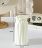 Modern Plastic Flower Vase – Simple Tabletop Vase for Hydroponic Flowers, Artificial Stems & Living Room Decor