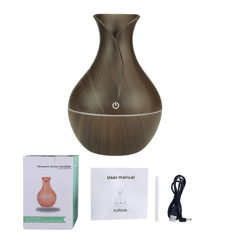 200ml USB Aroma Diffuser Mini Humidifier with LED Night Light