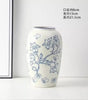 Retro Ceramic Vase – Light Luxury Tabletop Flower Vase for Living Room Decor