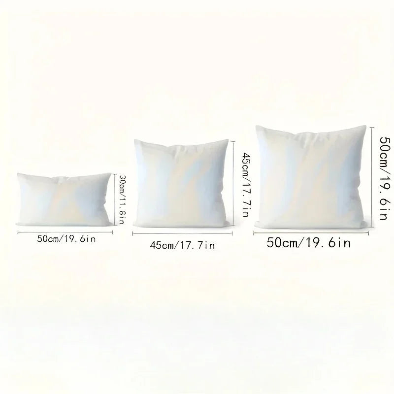 Waterproof Leather Square Pillow Cover – 17.72 or 19.69 in (45 or 50 cm), 1 Piece