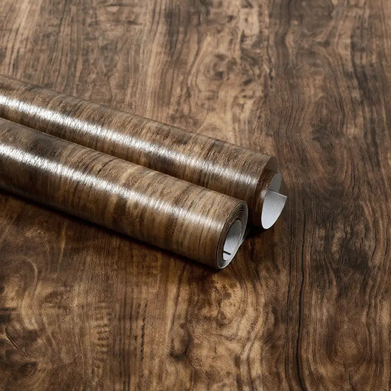 Wood Grain Peel and Stick Wallpaper | Waterproof Self-Adhesive Vinyl Wallpaper for Walls & Furniture