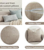 Minimalist Geometric Line Pillow Cover – Design 5, 5 Sizes