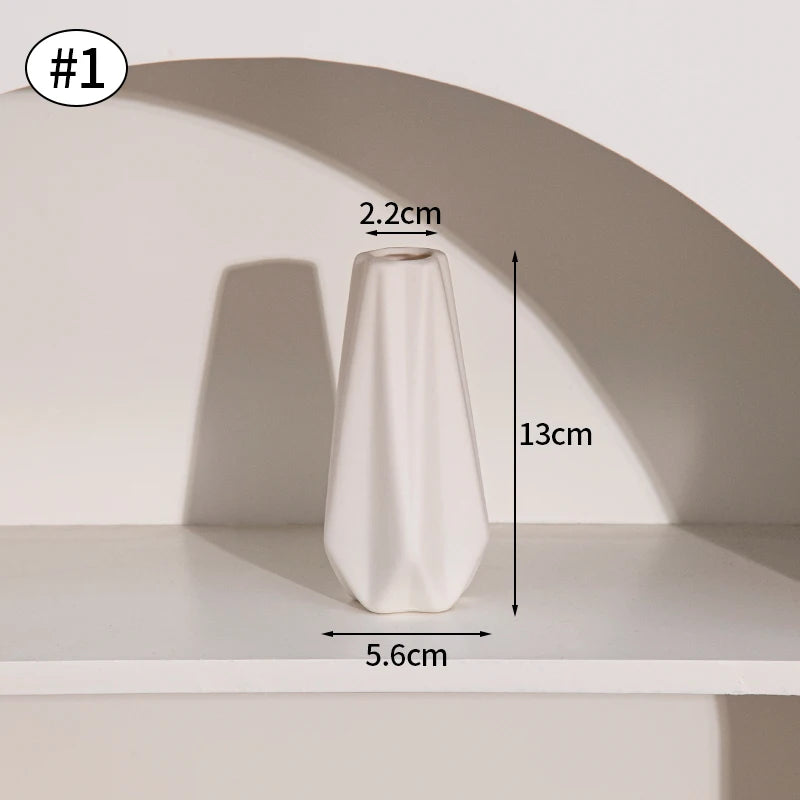 Modern Ceramic Tabletop Vase for Flower Arrangements