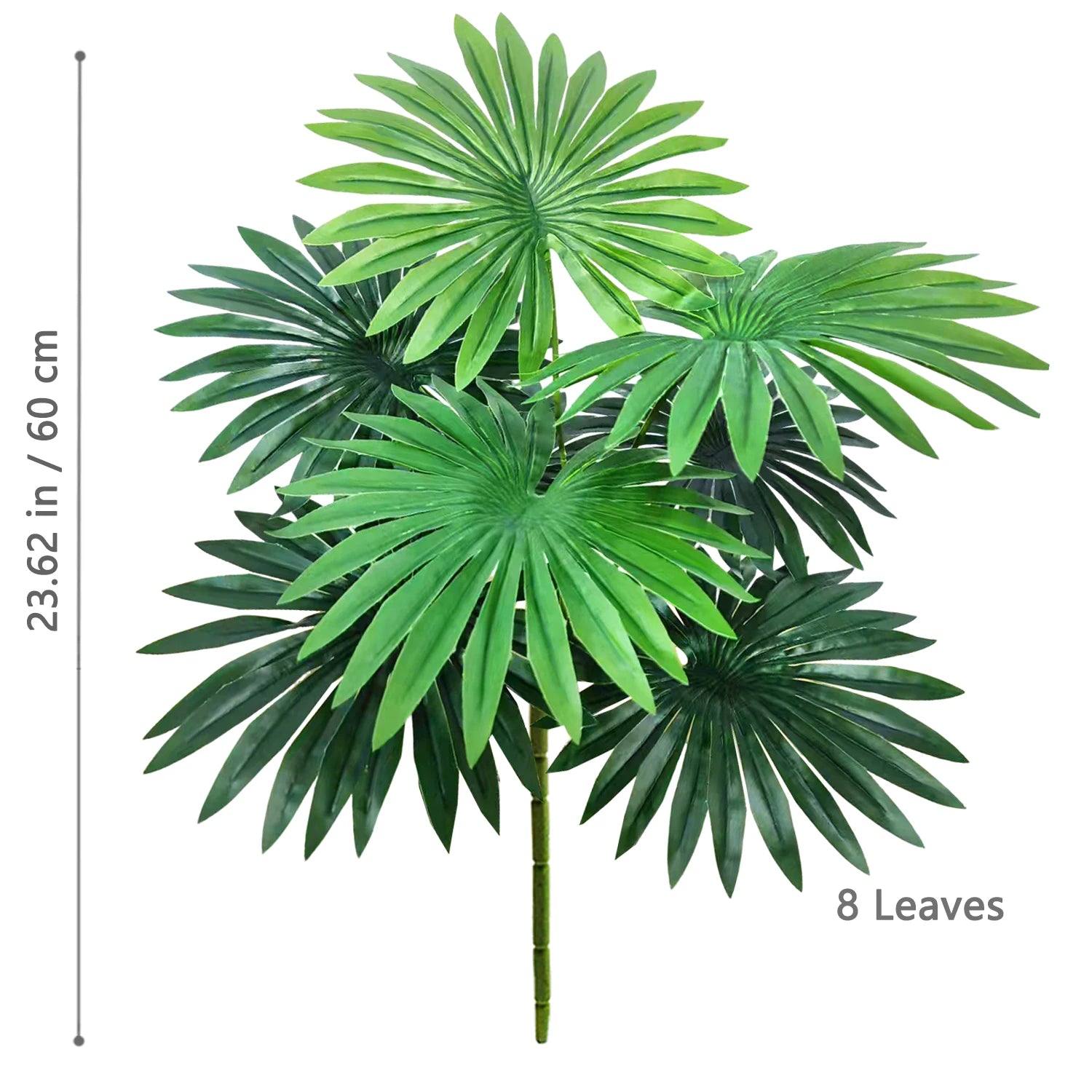 Large Artificial Palm Tree Branches – Tropical Fake Palm Leaf Plant for Home, Garden & Event Decoration