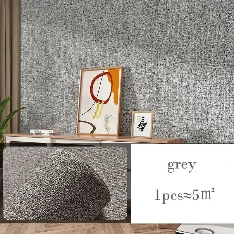 10m 3D Extra-Thick Waterproof PVC Peel-and-Stick Wallpaper – 2.5mm Embossed, Anti-Collision & Mould-Resistant