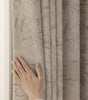 Light Yellow 220 GSM Scandinavian-Inspired Double-Layer Semi-Light Blocking Curtain Panel – 2 Hanging Styles
