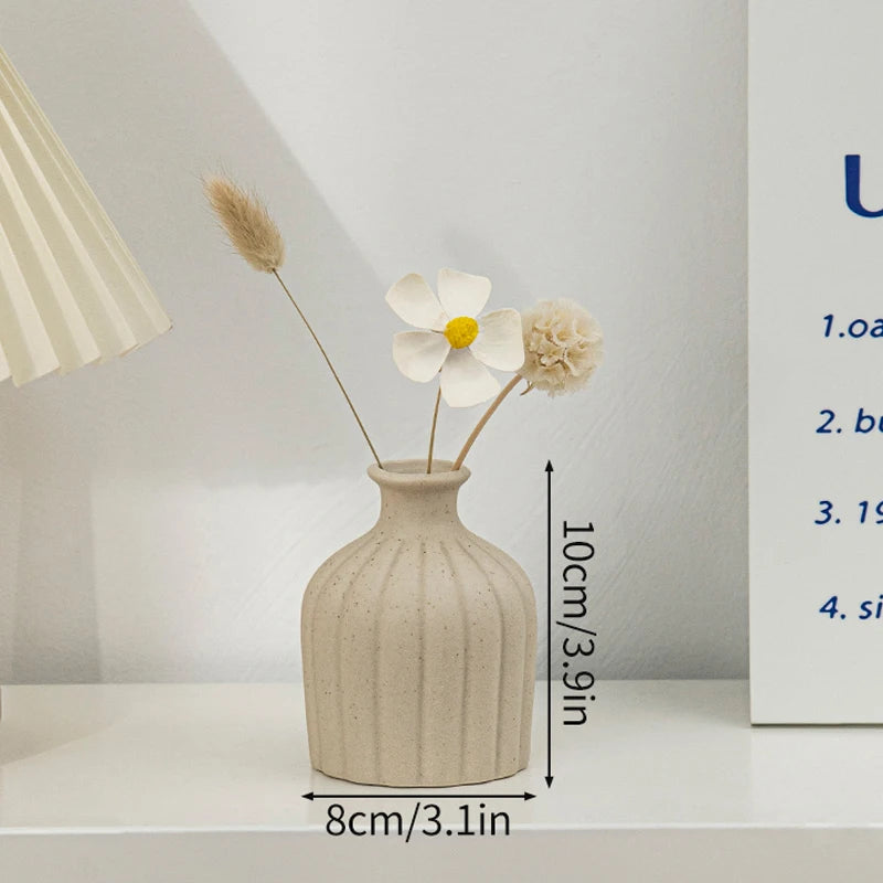 Modern Ceramic Tabletop Vase for Flower Arrangements
