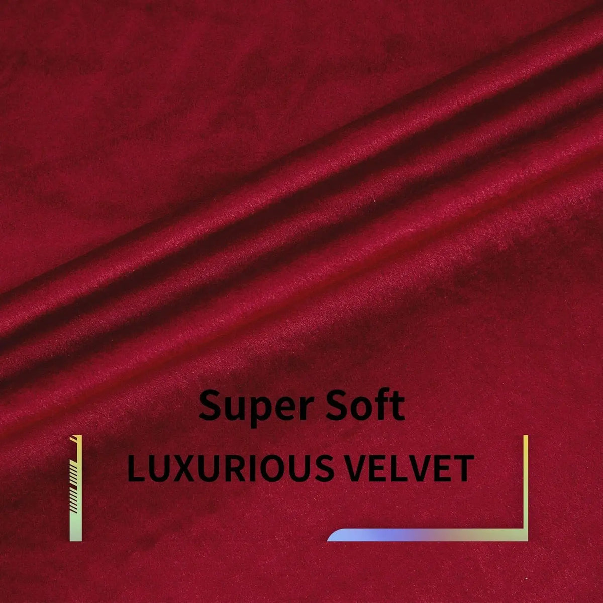 Burgundy Red Velvet 70%–90% Rod-Pocket Semi-Light Blocking Curtain Panel