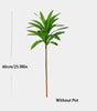 Artificial Dracaena Bamboo Tree Branch – Large Faux Corn Plant Leaves for Indoor Home & Office Decor