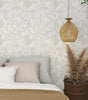 Vintage Boho Leaf Peel-and-Stick Wallpaper – Waterproof Removable Vinyl for Walls, Cabinets and Drawers
