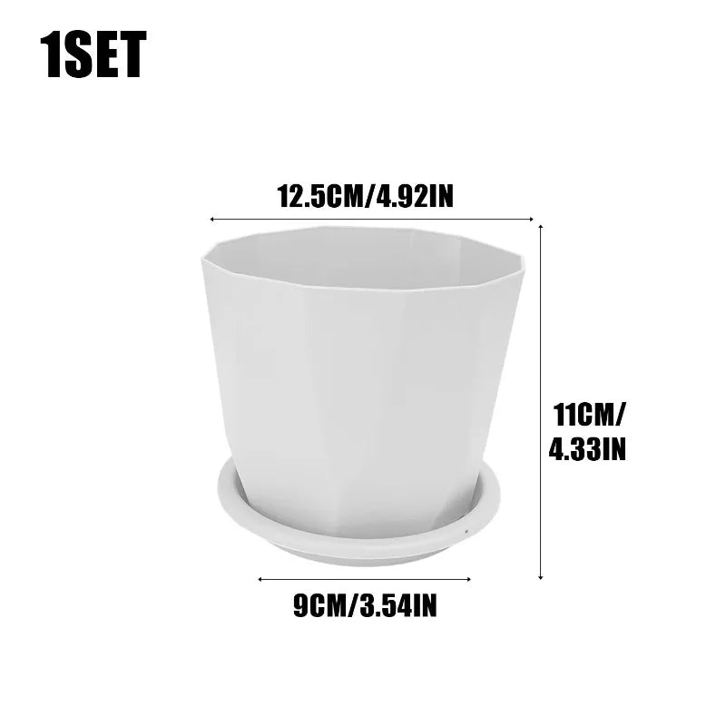 Self-Watering Desktop Flower Pot for Indoor Plants