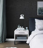 Black Waterproof Vinyl Peel-and-Stick Wallpaper – Matte or Glossy, Removable & Easy to Clean