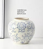 Retro Ceramic Vase – Light Luxury Tabletop Flower Vase for Living Room Decor