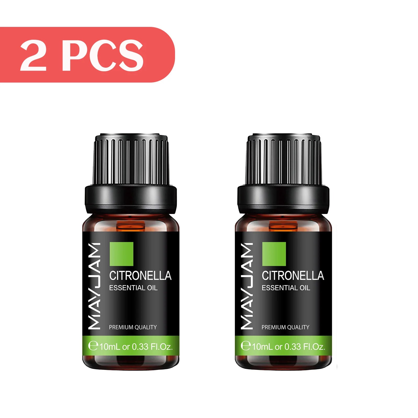 MAYJAM 2-Pack 10ml Essential Oils for Diffusers