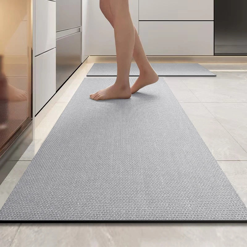 Printed Non-Slip Rubber Kitchen & Bathroom Mat – Absorbent, Moisture-Proof Long Floor Mat