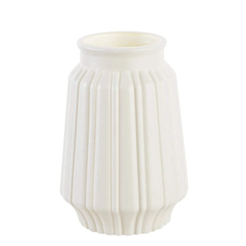 Imitation Ceramic Plastic Tabletop Vase