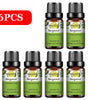 PHATOIL 6-Piece 10ml Pure Essential Oil Set for Diffusers
