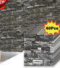 40Pcs 38.5X35cm Imitation Brick Wallpaper Self-adhesive Waterproof Moisture-proof Living Room Bedroom Wall Decoration