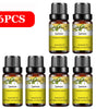 PHATOIL 6-Piece 10ml Pure Essential Oil Set for Diffusers