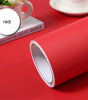 5m Pure Gray Waterproof Extra-Thick PVC Peel-and-Stick Wallpaper – Mould-Resistant for Bedrooms, Cabinets & Furniture