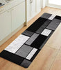 Modern Abstract Geometric Non-Slip Kitchen Runner Rug – Soft Polyester, Washable & Wear-Resistant