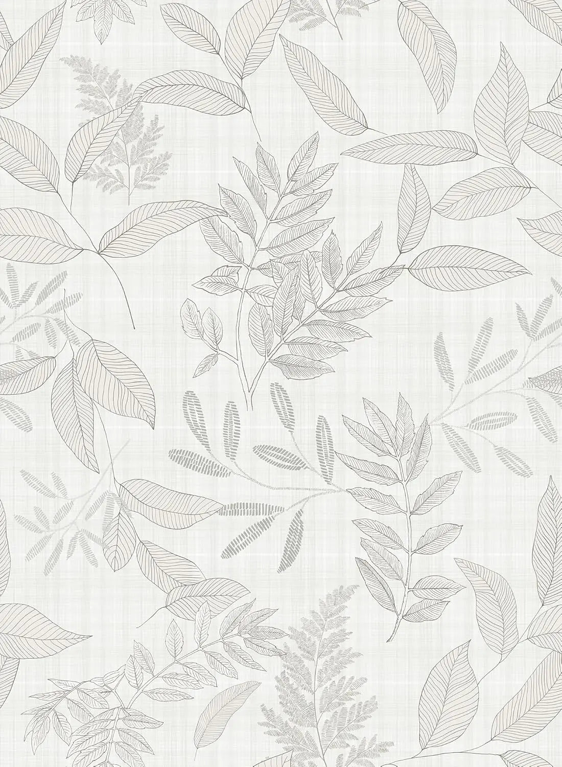 Vintage Boho Leaf Peel-and-Stick Wallpaper – Waterproof Removable Vinyl for Walls, Cabinets and Drawers