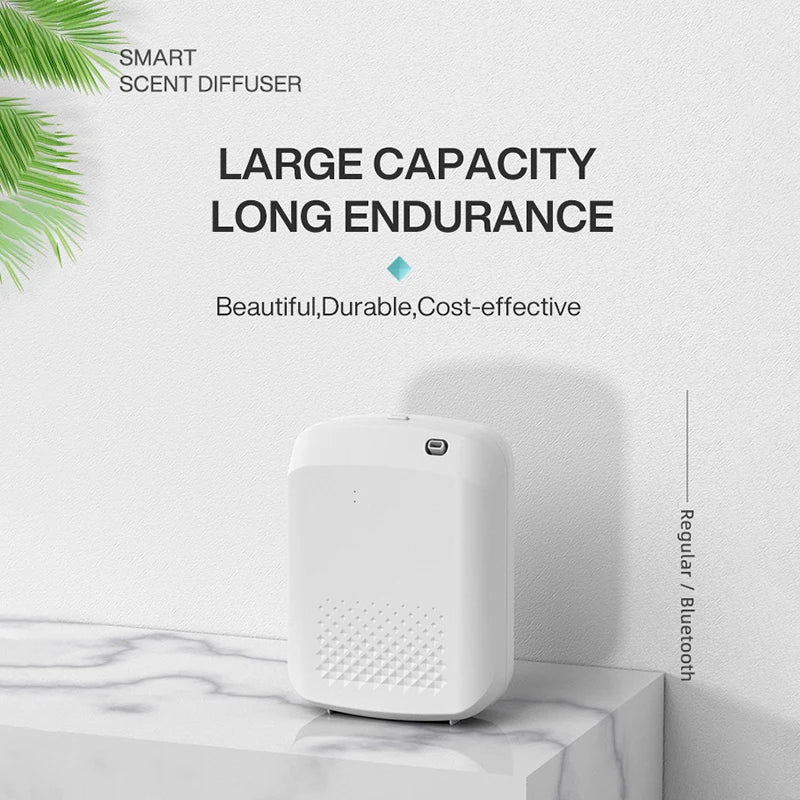 Wall Mounted Waterless Essential Oil Diffuser with Bluetooth