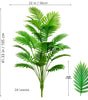 Large Artificial Palm Tree Branches – Tropical Fake Palm Leaf Plant for Home, Garden & Event Decoration