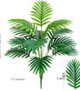 Large Artificial Palm Tree Branches – Tropical Fake Palm Leaf Plant for Home, Garden & Event Decoration