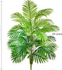 Large Artificial Palm Tree Branches – Tropical Fake Palm Leaf Plant for Home, Garden & Event Decoration