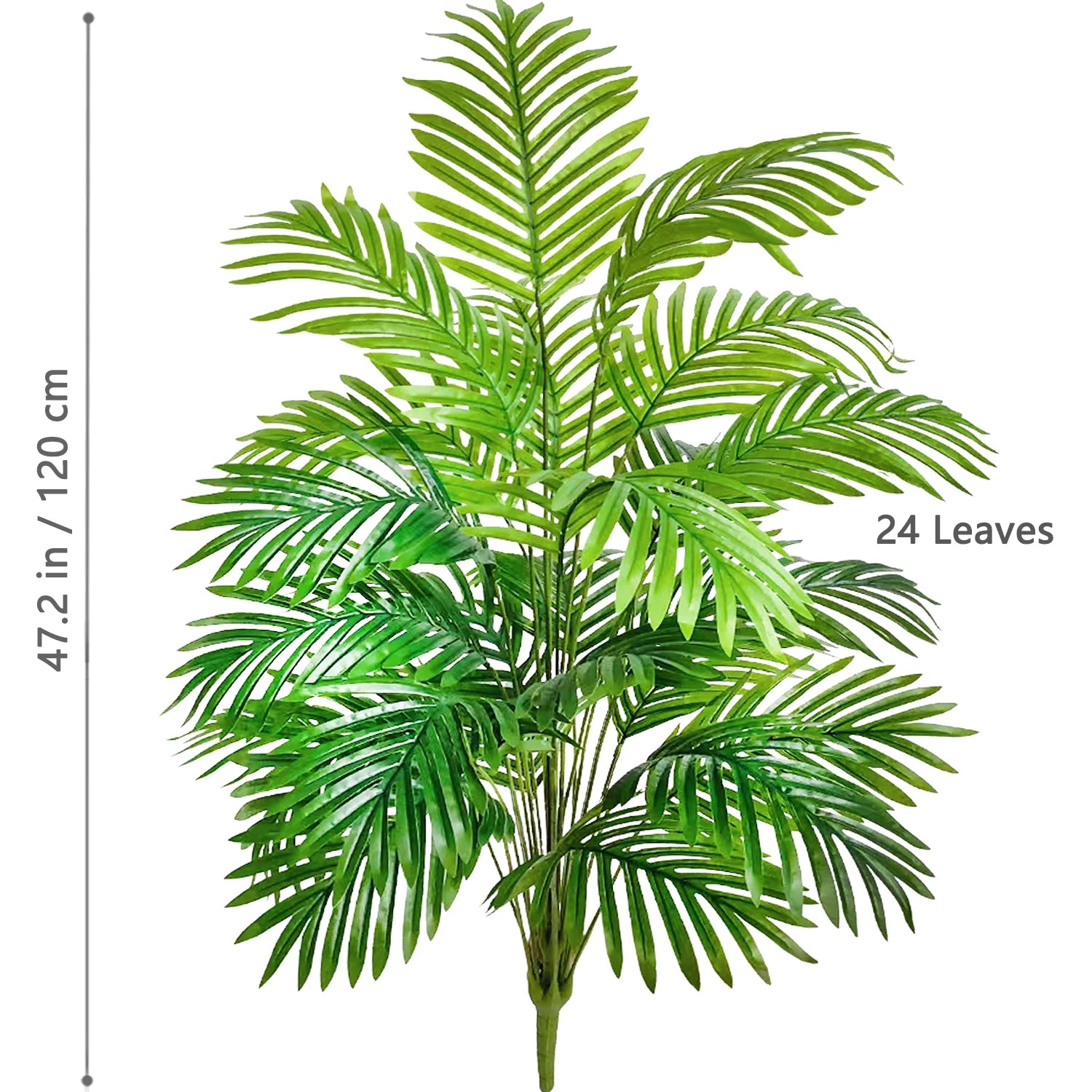 Large Artificial Palm Tree Branches – Tropical Fake Palm Leaf Plant for Home, Garden & Event Decoration