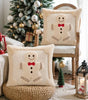 Gingerbread Christmas Pillow Covers – Plush Embroidered Set of 2, Four Designs