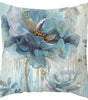 Ginkgo & Floral Polyester Pillow Cover – 17.72 × 17.72 in (45 × 45 cm), 1 Piece