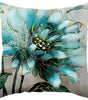 Ginkgo & Floral Polyester Pillow Cover – 17.72 × 17.72 in (45 × 45 cm), 1 Piece