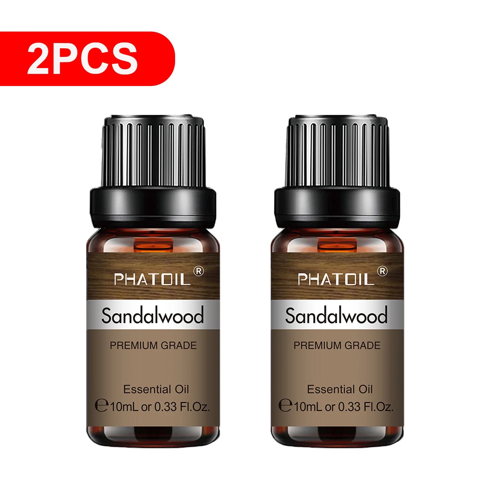 PHATOIL 2-Pack 10ml Pure Essential Oils for Diffusers