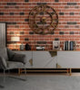 40 cm Nordic Metal Roman Numeral Wall Clock – Antique-Style Quartz Indoor/Outdoor Decor, 4 Finishes