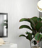 Modern Pink & Blue Vertical Stripe 3D Non-Woven Wallpaper – Waterproof, Extra Thick, Mould-Resistant & Fireproof