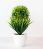 Small Artificial Bonsai Potted Plant – Green Faux Tree Ornament for Home, Garden & Hotel Decor