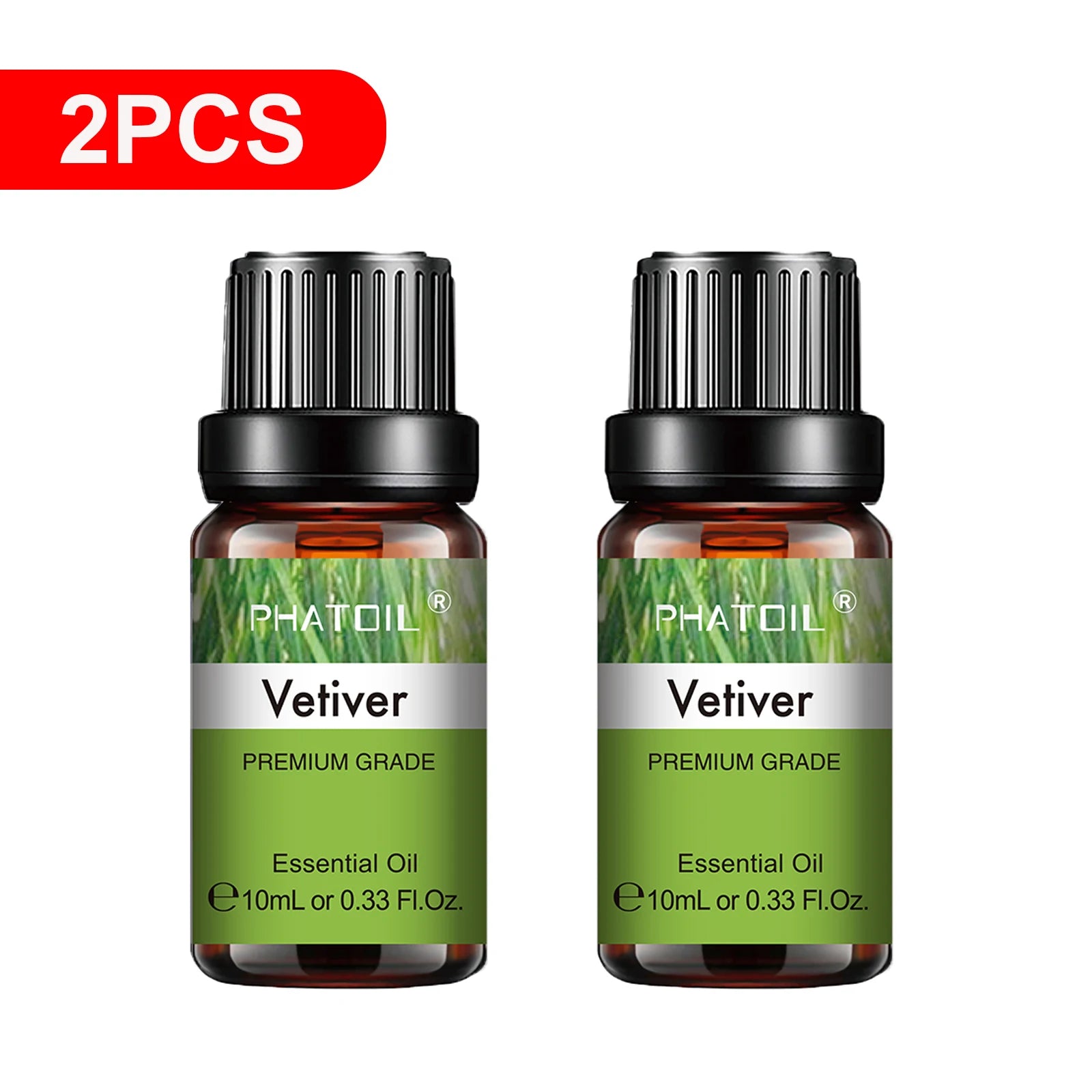 PHATOIL 2-Pack 10ml Pure Essential Oils for Diffusers