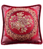 Floral Medallion Pillow Cover – Embroidered Bouquet, 18.90 in Square