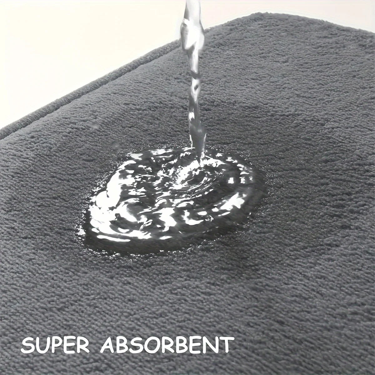 Long Thickened Water- & Oil-Absorbent Flannel Kitchen Mat – Non-Slip, Dirt-Resistant Floor Runner