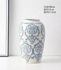 Retro Ceramic Vase – Light Luxury Tabletop Flower Vase for Living Room Decor