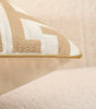 Geometric Jacquard Throw Pillow Cover with Hidden Zipper – 17.72 × 17.72 in (45 × 45 cm), Cover Only