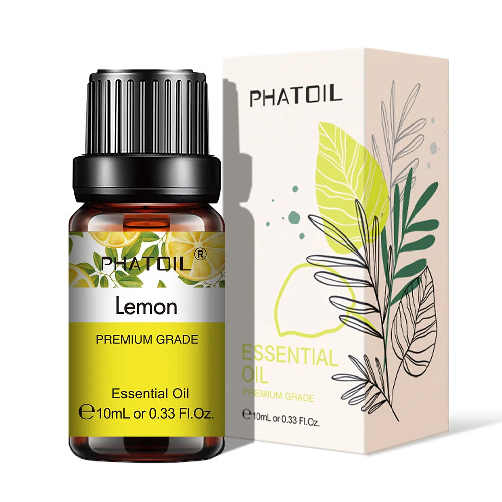PHATOIL 2-Pack 10ml Pure Essential Oils for Diffusers