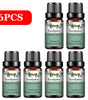 PHATOIL 6-Piece 10ml Pure Essential Oil Set for Diffusers
